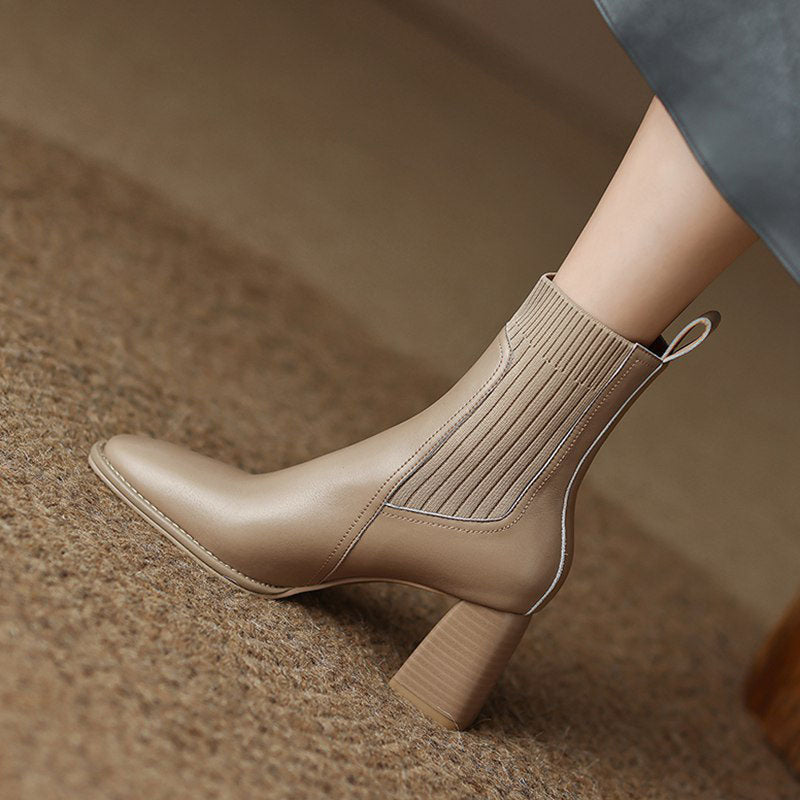 Valenza™| Lorivane Square Ankle Boots
