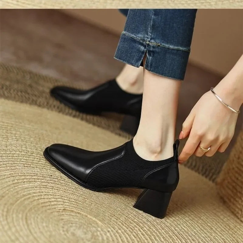Valenza™| Amirelle Square Ankle Boots