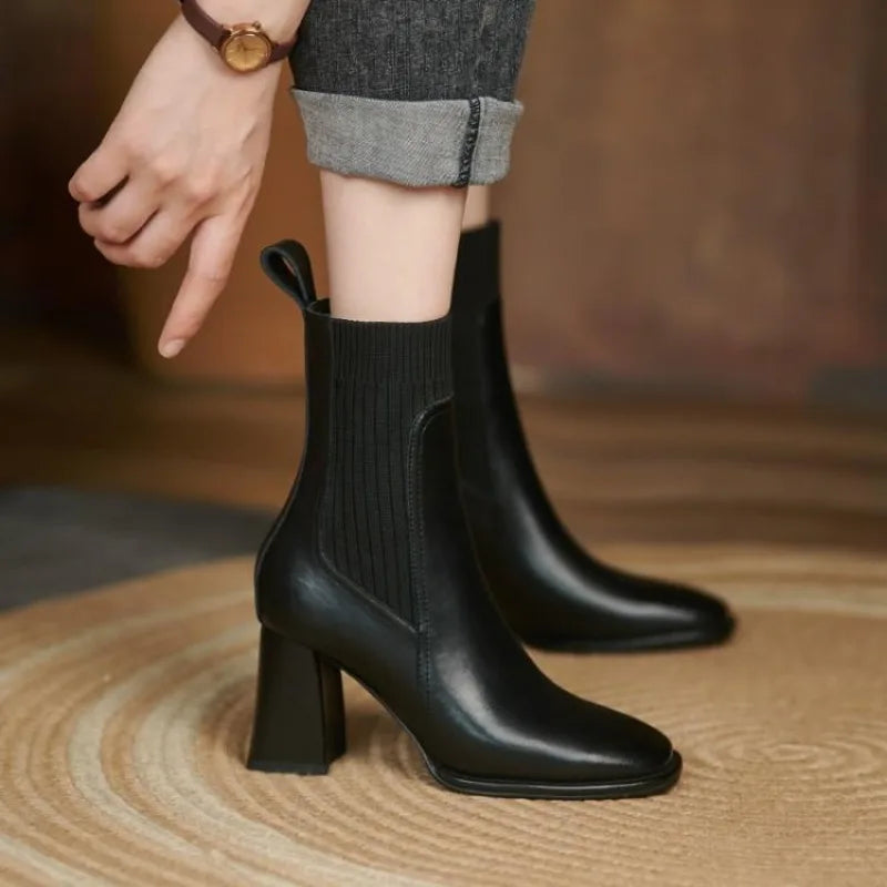 Valenza™| Lorivane Square Ankle Boots