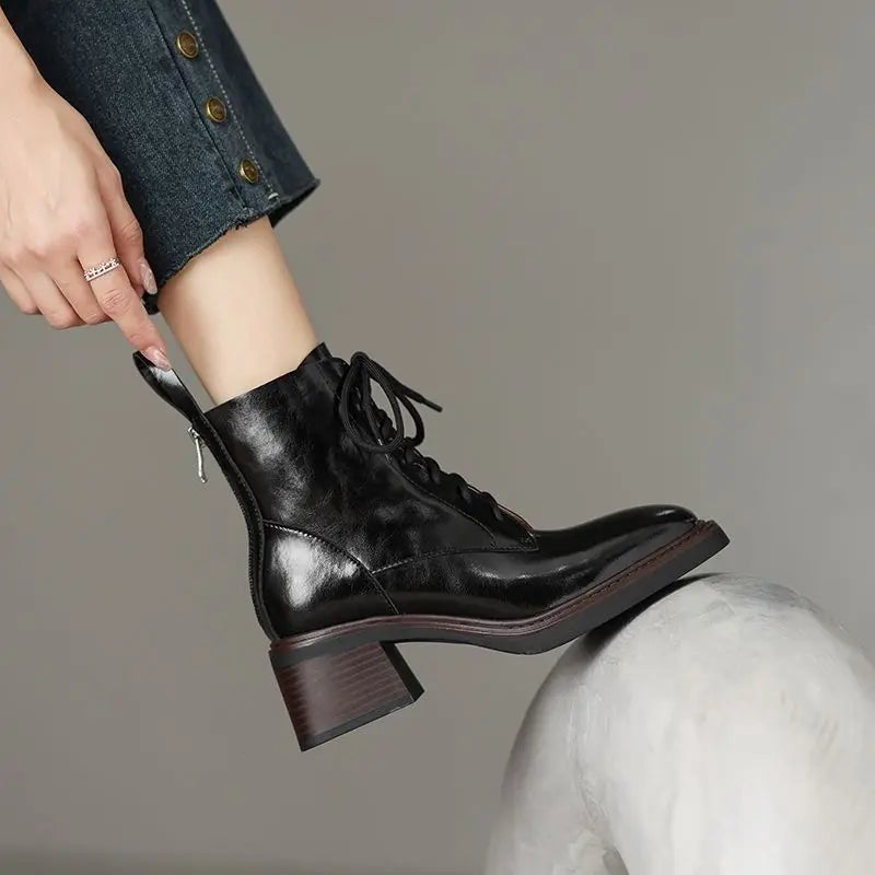 Valenza™| Jovinna Square Ankle Boots